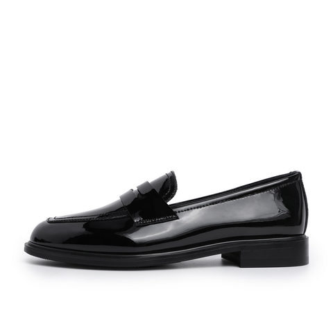 BELLE/百丽牛剖层皮革女乐福鞋皮鞋10413AM0