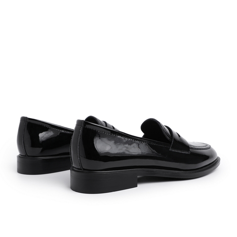 BELLE/百丽牛剖层皮革女乐福鞋皮鞋10413AM0