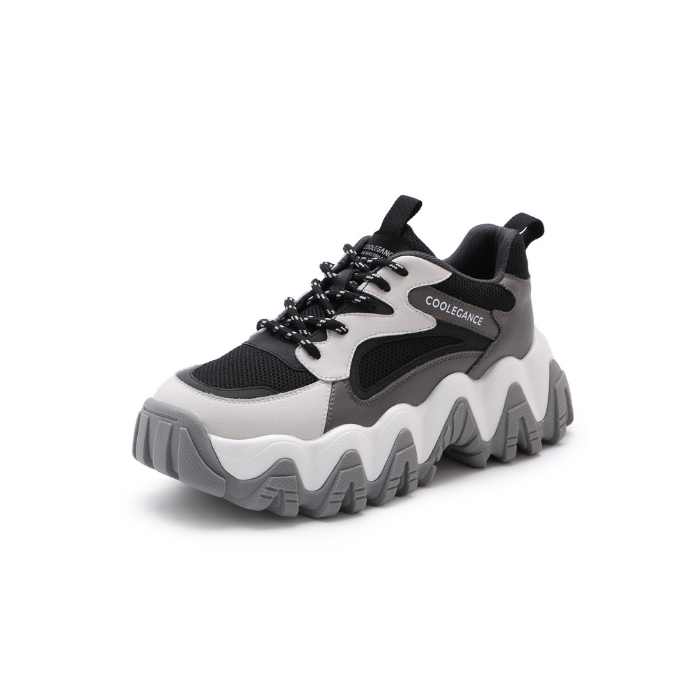 BELLE/百丽商场同款合成革/复合材料/织物女面包鞋20701AM0