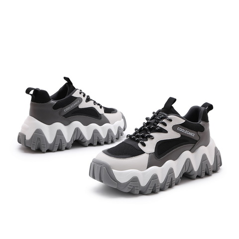 BELLE/百丽商场同款合成革/复合材料/织物女面包鞋20701AM0