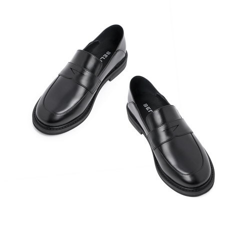 BELLE/百丽商场同款牛皮革女套脚皮鞋3RU20AM0