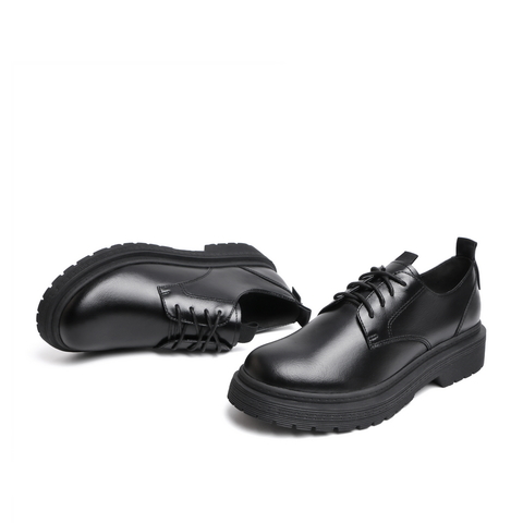 BELLE/百丽商场同款牛皮革女牛津鞋皮鞋3RV20AM0