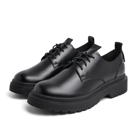 BELLE/百丽商场同款牛皮革女牛津鞋皮鞋3RV20AM0