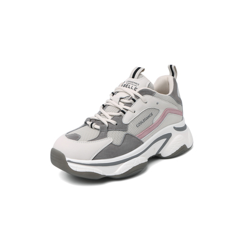 BELLE/百丽商场同款织物/复合材料/猪剖层皮革女旅游鞋V2L1DAM0