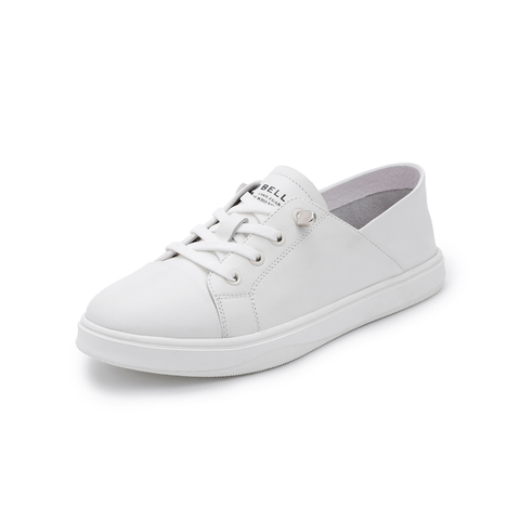 BELLE/百丽牛皮革女小白鞋休闲鞋板鞋91171AM0