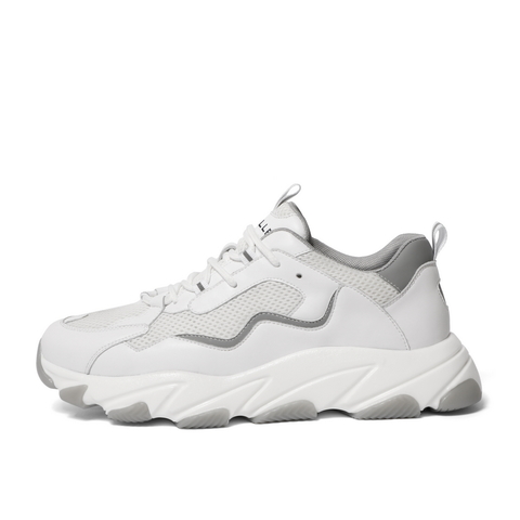 BELLE/百丽2020新商场同款极光小虎牙男撞色厚底老爹鞋6XV01BM0