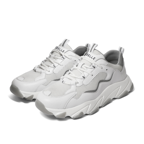 BELLE/百丽2020新商场同款极光小虎牙男撞色厚底老爹鞋6XV01BM0