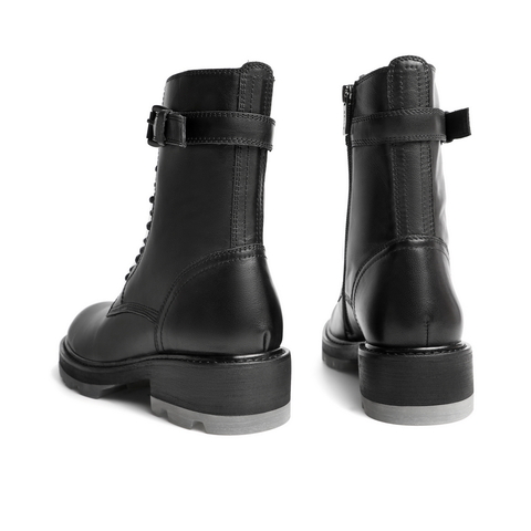 百丽同款冬新商场同款ins厚底机车女马丁靴V5T1DDZ0