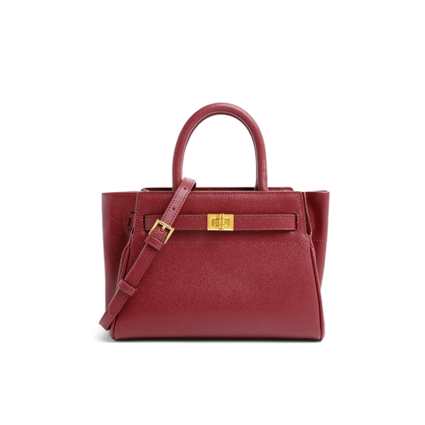 百丽托特包包包秋新商场同款时尚金属扣通勤手提女包X5348CX0