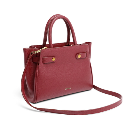 百丽托特包包包秋新商场同款时尚金属扣通勤手提女包X5348CX0