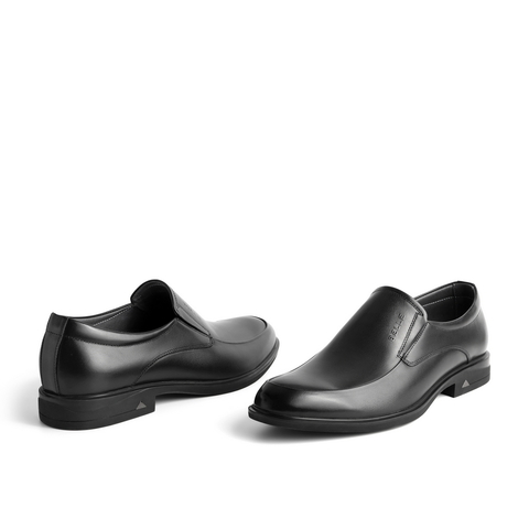 百丽休闲皮鞋男2021春新牛皮革男商务正装套脚皮鞋11698AM1