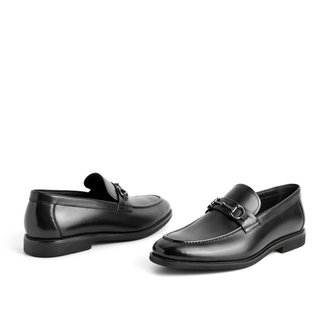 百丽潮流商务皮鞋男2021牛皮革休闲英伦风乐福鞋71502AM1