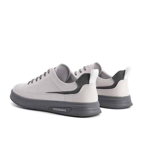 百丽低帮板鞋男2021商场同款牛皮革小白休闲鞋7CG01AM1