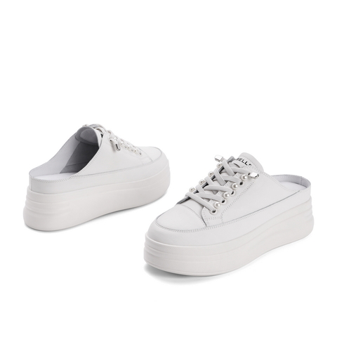 百丽2021穆勒鞋凉鞋女商场同款小白鞋包头外穿W3E2DAH1