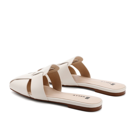 百丽李宇春同款2021夏商场同款女平底穆勒凉拖鞋外穿3KG34BT1