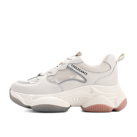 百丽冰原老爹鞋女2021商场同款旅游网面运动休闲鞋W2P4DBM1