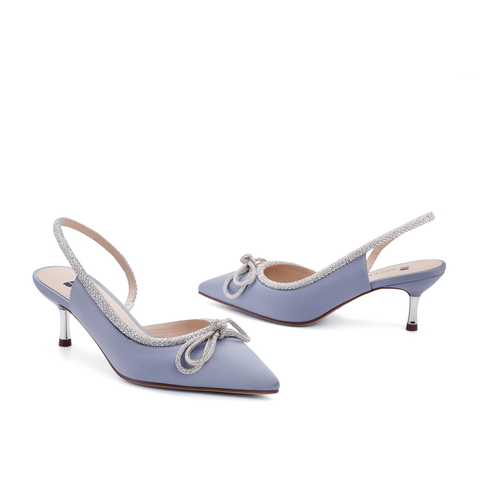 百丽星辰2021款尖头通勤细高跟凉鞋气质仙女风SCJ3DBH1