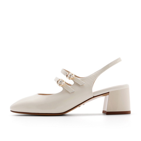 百丽包头凉鞋女2021商场同款气质粗跟玛丽珍凉鞋3NG31BH1