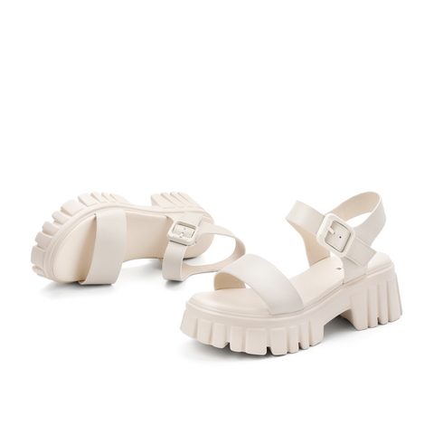 百丽厚底凉鞋女2021年新款女夏商场同款牛皮革休闲凉鞋W4X1DBL1