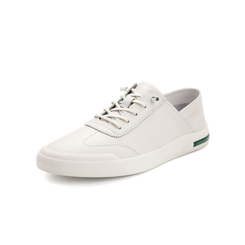 百丽撞色小白鞋男2021夏新牛皮革男青春减龄套脚休闲板鞋21922BM1