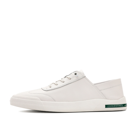 百丽撞色小白鞋男2021夏新牛皮革男青春减龄套脚休闲板鞋21922BM1