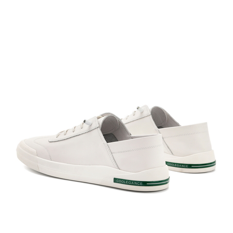 百丽撞色小白鞋男2021夏新牛皮革男青春减龄套脚休闲板鞋21922BM1