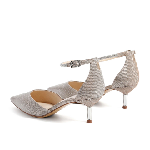 百丽尖头高跟鞋女2021商场同款细闪宴会细跟包头凉鞋BSCG9BK1