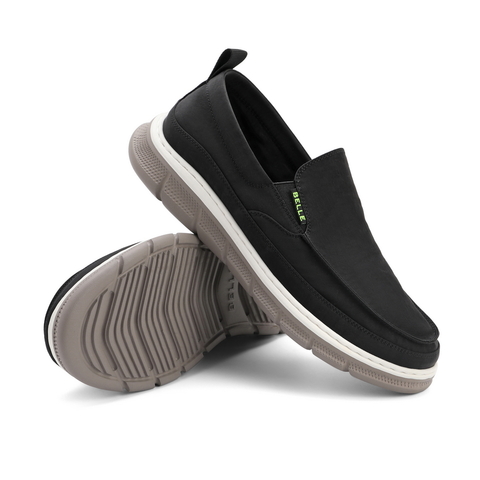 百丽休闲布鞋男2021商场同款套脚轻便散步鞋一脚蹬7EL01BM1