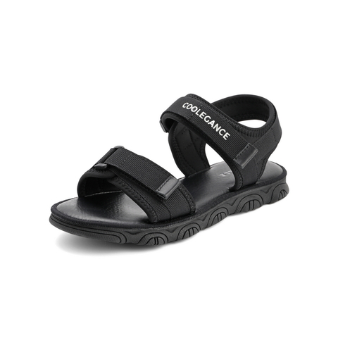 百丽潮酷厚底凉鞋女2021商场同款魔术贴沙滩凉鞋W4L1DBL1