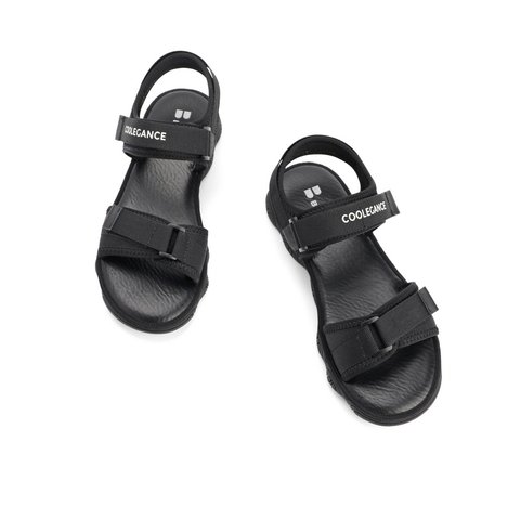 百丽潮酷厚底凉鞋女2021商场同款魔术贴沙滩凉鞋W4L1DBL1