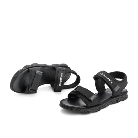 百丽潮酷厚底凉鞋女2021商场同款魔术贴沙滩凉鞋W4L1DBL1