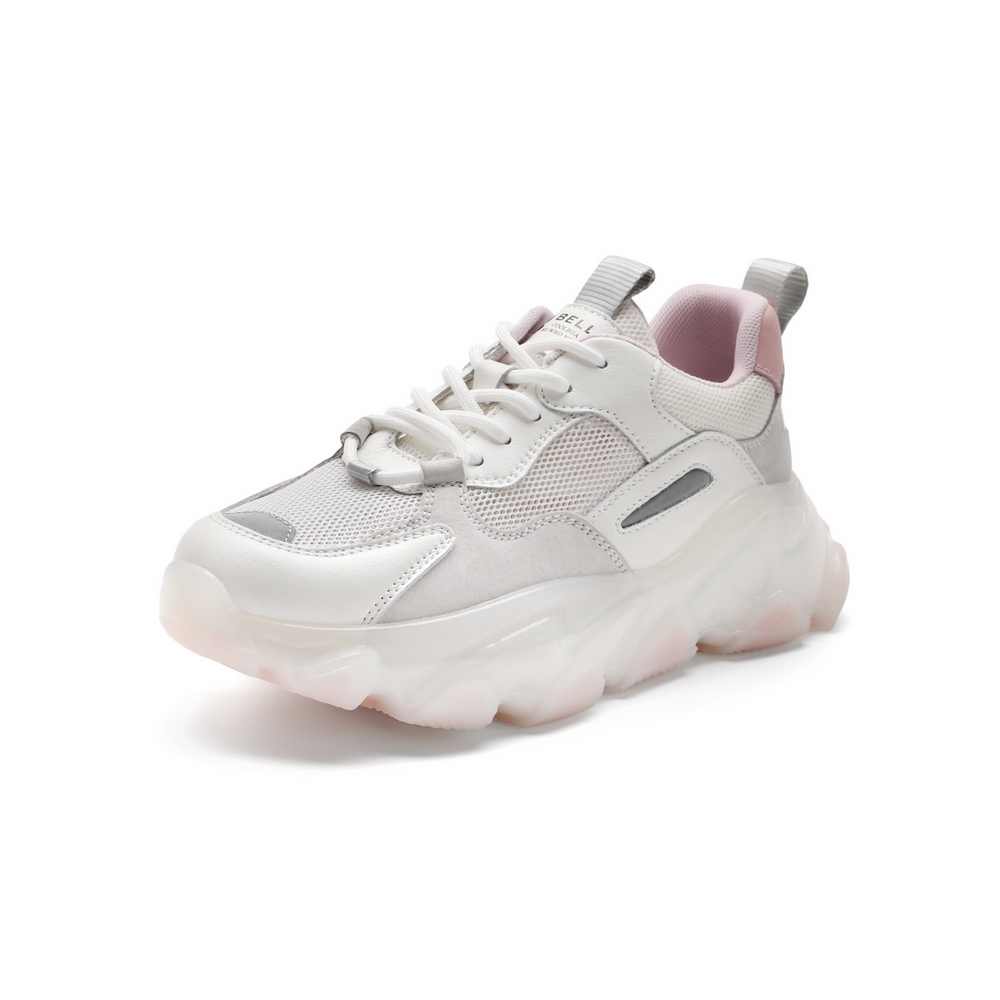 百丽冰原老爹鞋女2021商场同款厚底运动休闲鞋W5L1DBM1