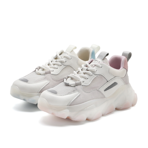 百丽冰原老爹鞋女2021商场同款厚底运动休闲鞋W5L1DBM1