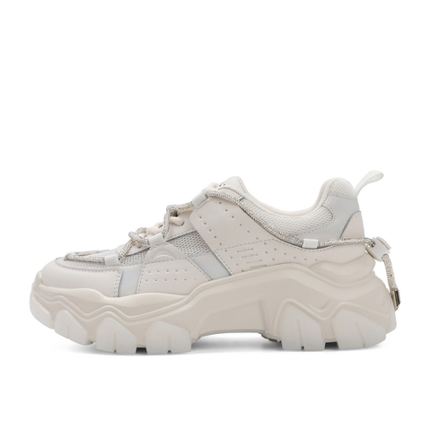 百丽ins潮老爹鞋女2021商场同款厚底休闲网面运动鞋20179BM1