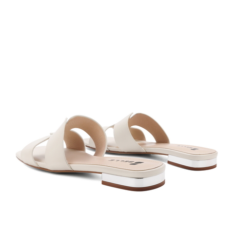 百丽几何拖2021商场同款女低跟休闲法式拖鞋外穿3IID3BT1