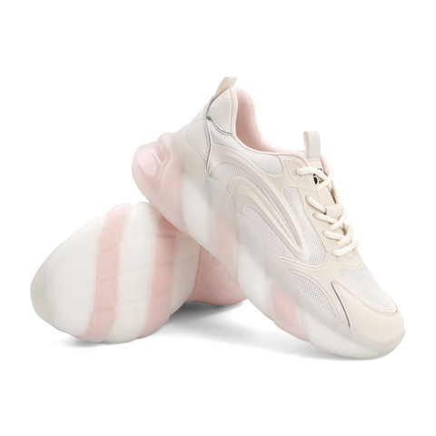 百丽ins潮老爹鞋女2021商场同款撞色网面运动休闲鞋B0307BM1