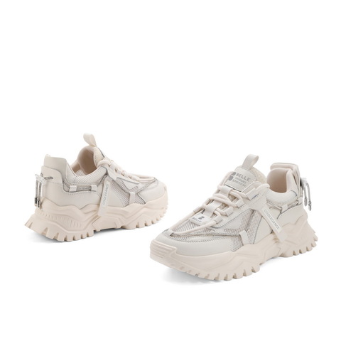 百丽复古老爹鞋女2021商场同款网面运动风休闲鞋W6V1DBM1