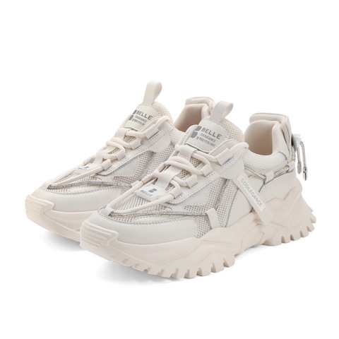 百丽复古老爹鞋女2021商场同款网面运动风休闲鞋W6V1DBM1