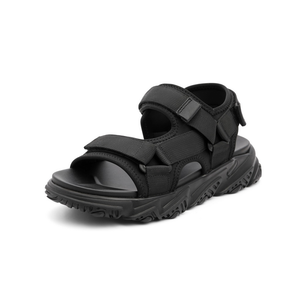 百丽户外凉鞋2021魔术贴休闲沙滩鞋运动凉鞋男式B0338BL1