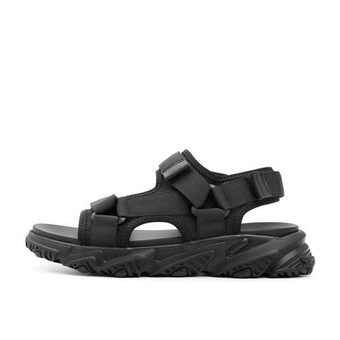 百丽户外凉鞋2021魔术贴休闲沙滩鞋运动凉鞋男式B0338BL1