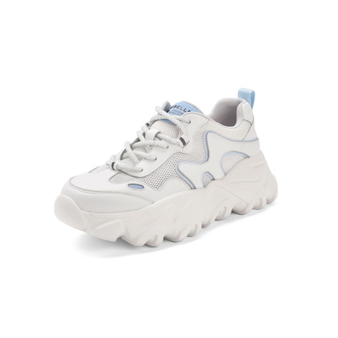 百丽复古老爹鞋2021夏新女拼接网面时尚运动风休闲鞋B0325BM1