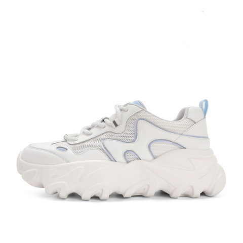 百丽复古老爹鞋2021夏新女拼接网面时尚运动风休闲鞋B0325BM1