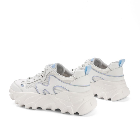 百丽复古老爹鞋2021夏新女拼接网面时尚运动风休闲鞋B0325BM1