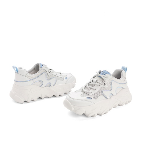 百丽复古老爹鞋2021夏新女拼接网面时尚运动风休闲鞋B0325BM1