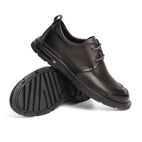 百丽商务休闲皮鞋2021冬新商场同款牛皮革日常通勤皮鞋7HU01DM1