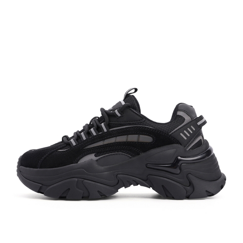 百丽ins潮老爹鞋女2021年冬新时尚厚底运动风休闲鞋3QY22CM1