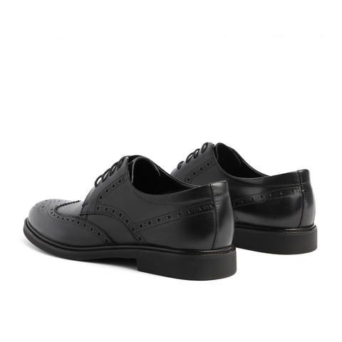 百丽布洛克商务皮鞋男2022秋季新款雕花牛皮内增高新郎鞋89183AM1