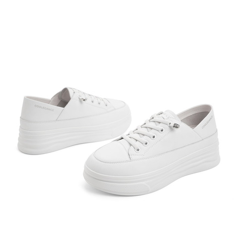 百丽溶解底弹力带小白鞋女2022秋新商场同款青春百搭板鞋Y6N1DCM2