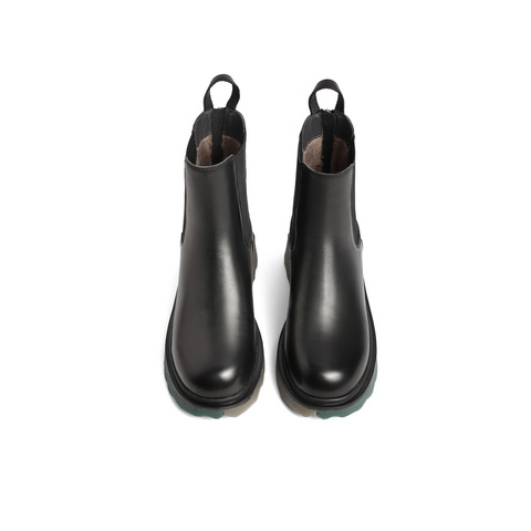 百丽简约大方烟筒靴女2022冬新商城同款气质短靴Y6V3DDZ2