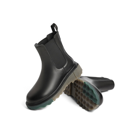 百丽简约大方烟筒靴女2022冬新商城同款气质短靴Y6V3DDZ2